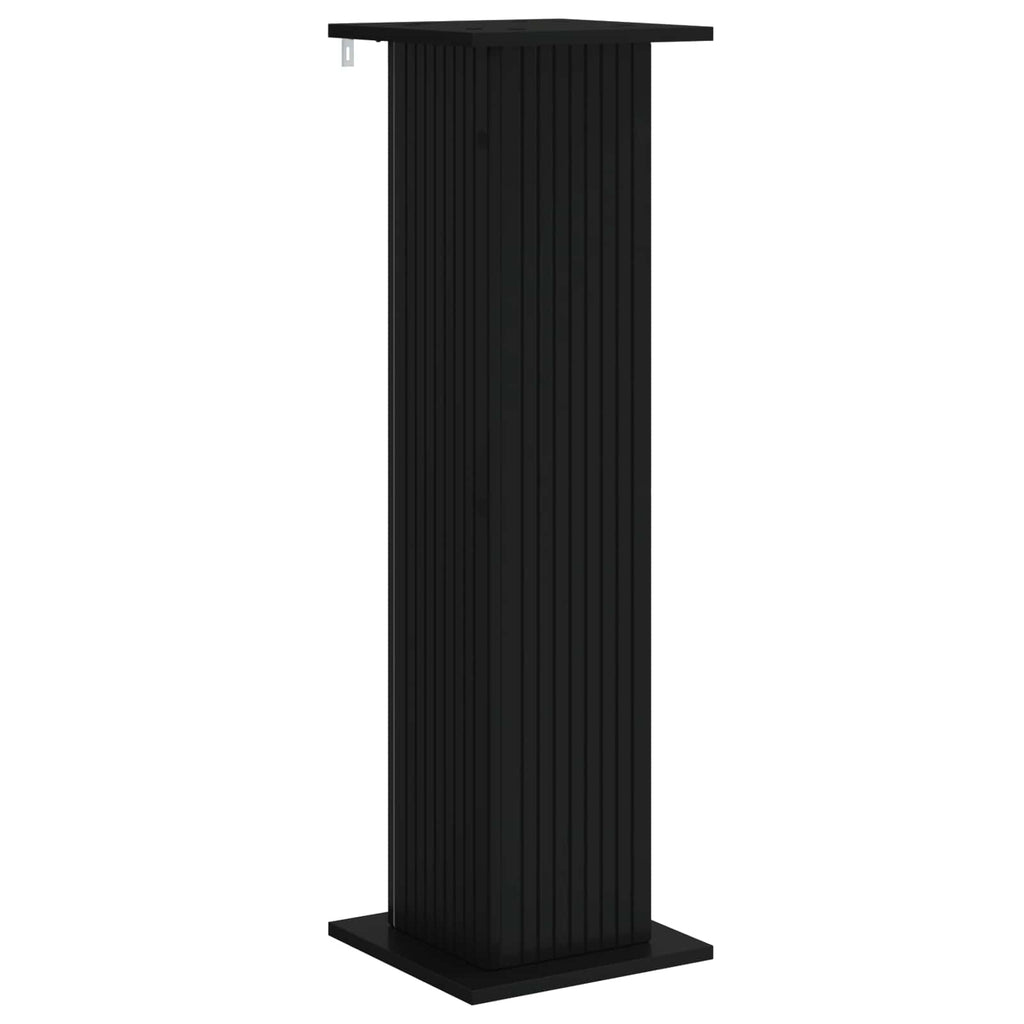 vidaXL Stojak na rośliny Czarny 30,5 x 30 x 100,5 cm