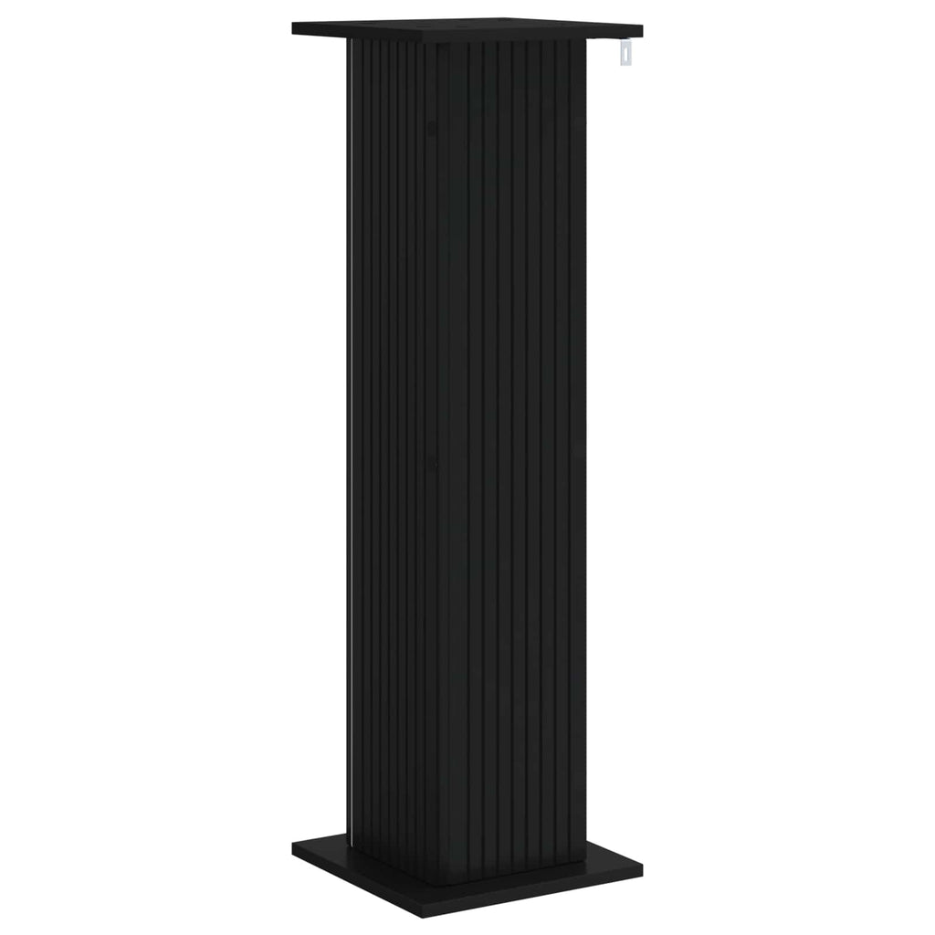 vidaXL Stojak na rośliny Czarny 30,5 x 30 x 100,5 cm