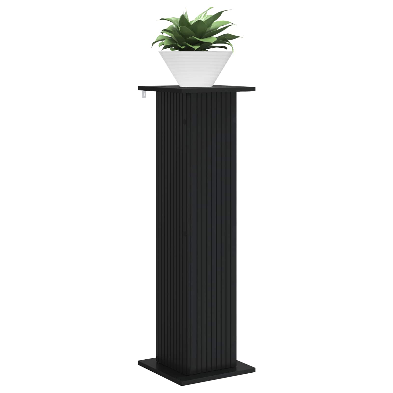 vidaXL Stojak na rośliny Czarny 30,5 x 30 x 100,5 cm