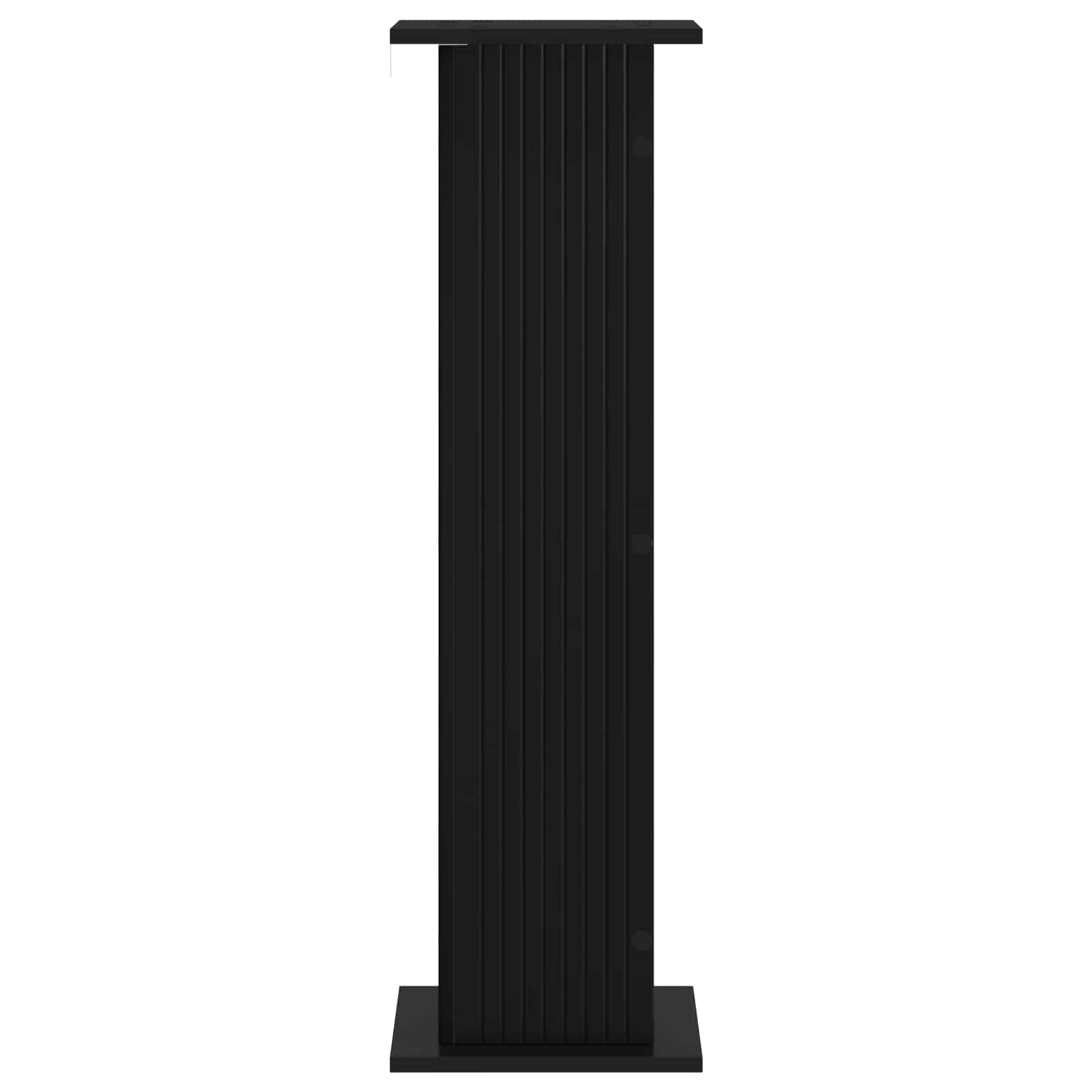 vidaXL Stojak na rośliny 2 pcs Czarny 30,5 x 30 x 100,5 cm