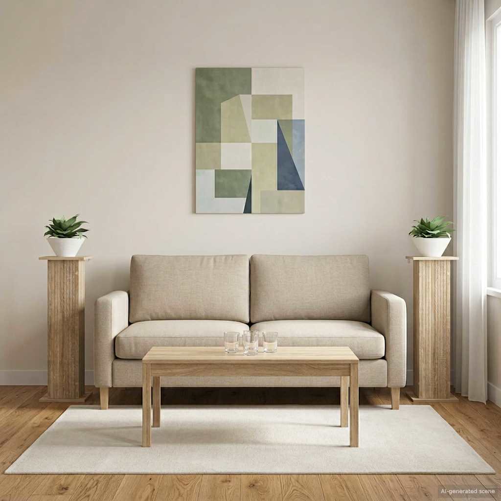vidaXL Stojak na rośliny 2 pcs dąb Sonoma 30,5 x 30 x 100,5 cm