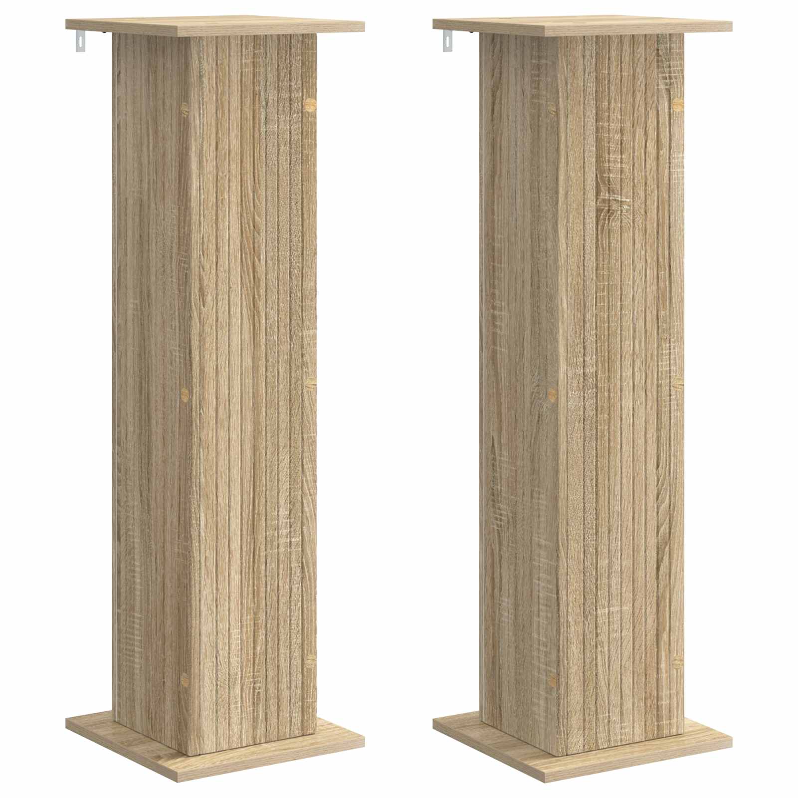 vidaXL Stojak na rośliny 2 pcs dąb Sonoma 30,5 x 30 x 100,5 cm