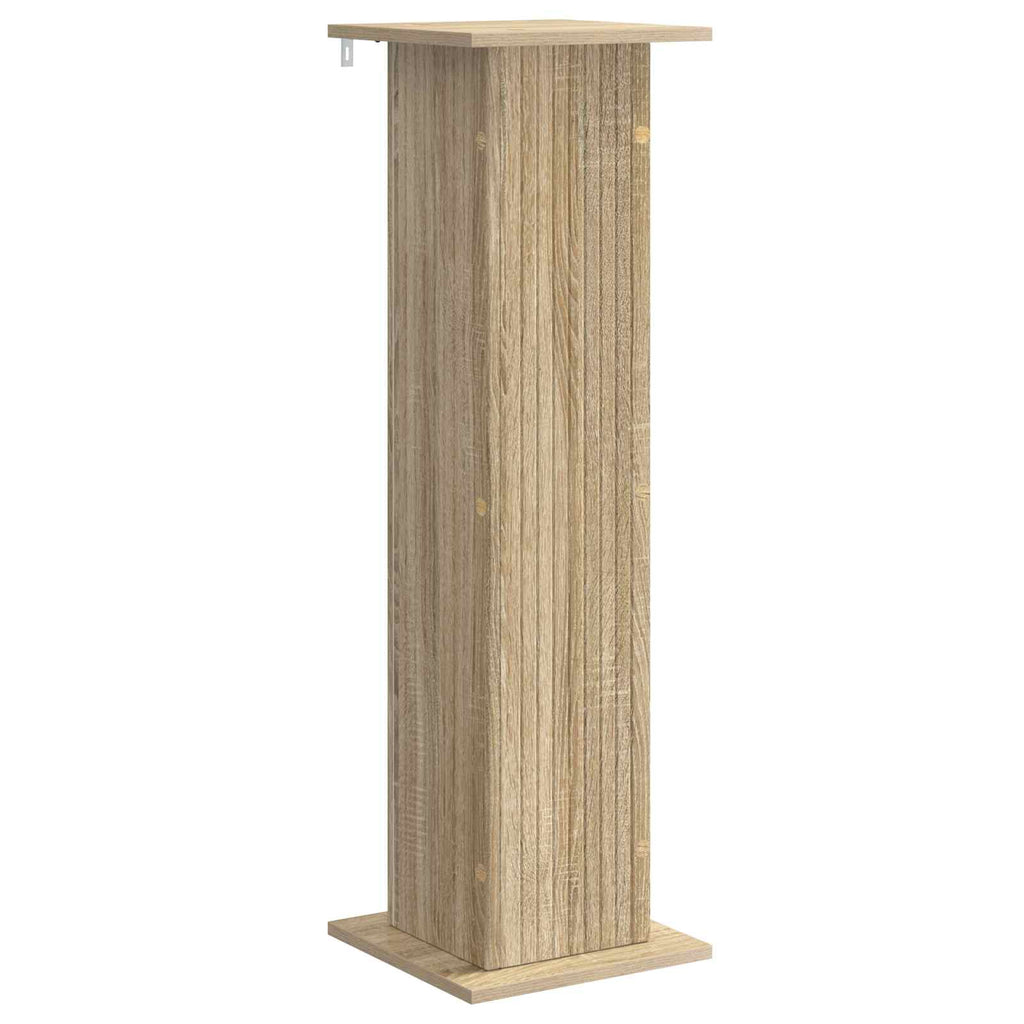 vidaXL Stojak na rośliny 2 pcs dąb Sonoma 30,5 x 30 x 100,5 cm