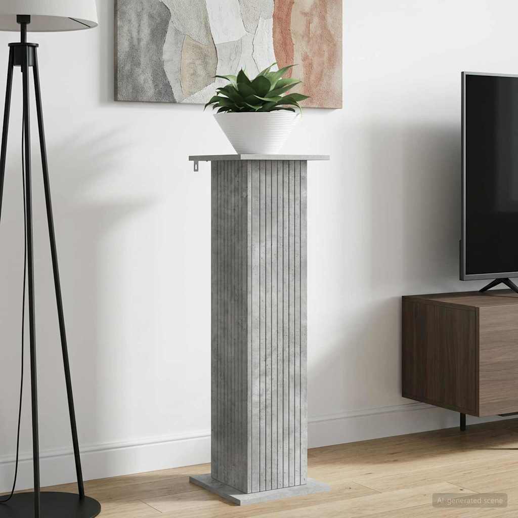 vidaXL Stojak na rośliny Betonowy szary 30,5 x 30 x 100,5 cm