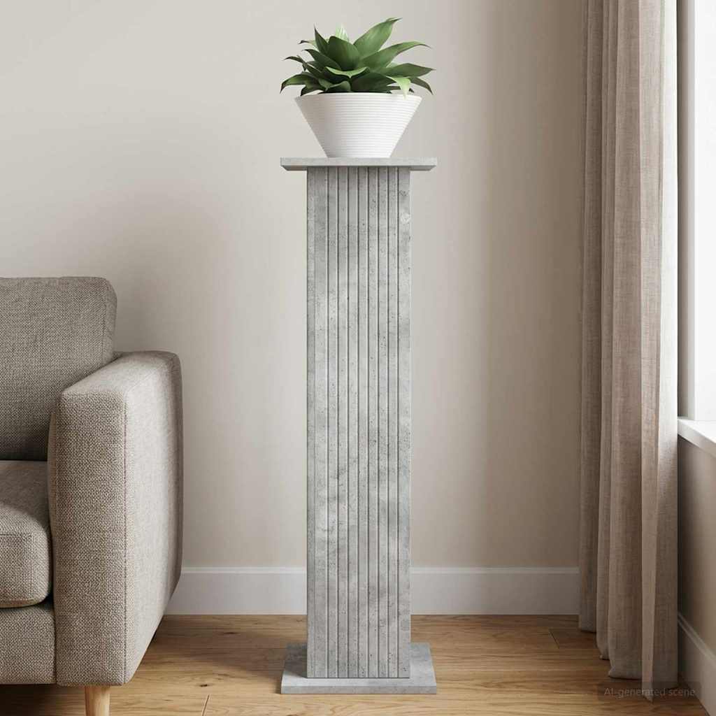 vidaXL Stojak na rośliny Betonowy szary 30,5 x 30 x 100,5 cm