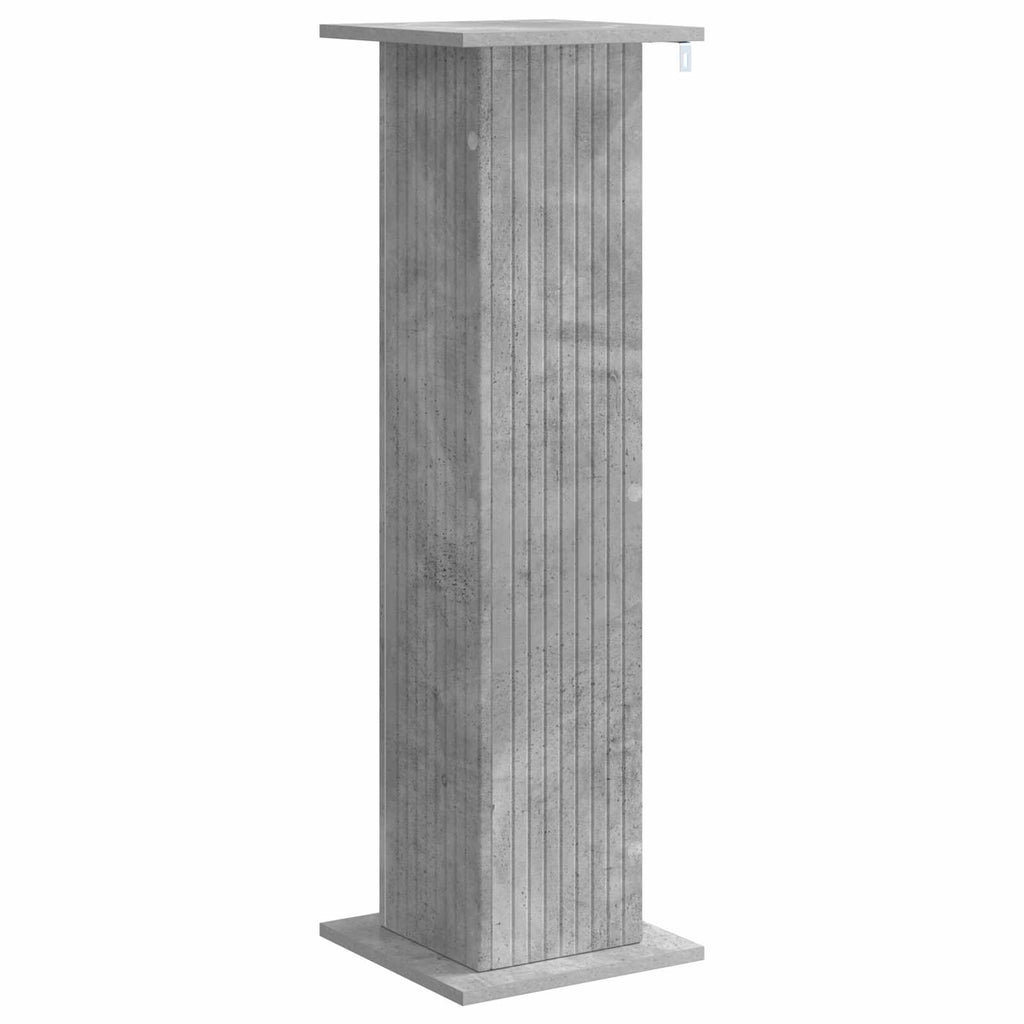 vidaXL Stojak na rośliny 2 pcs Betonowy szary 30,5 x 30 x 100,5 cm