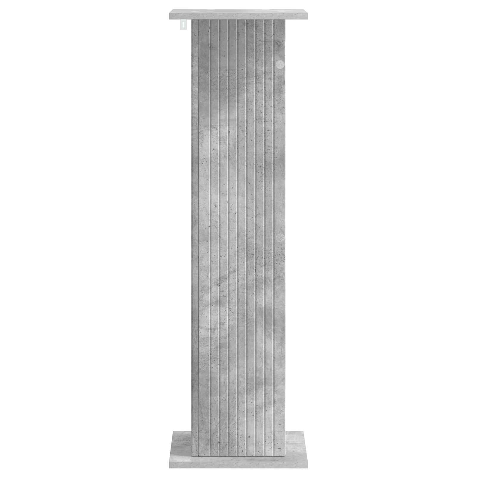 vidaXL Stojak na rośliny 2 pcs Betonowy szary 30,5 x 30 x 100,5 cm