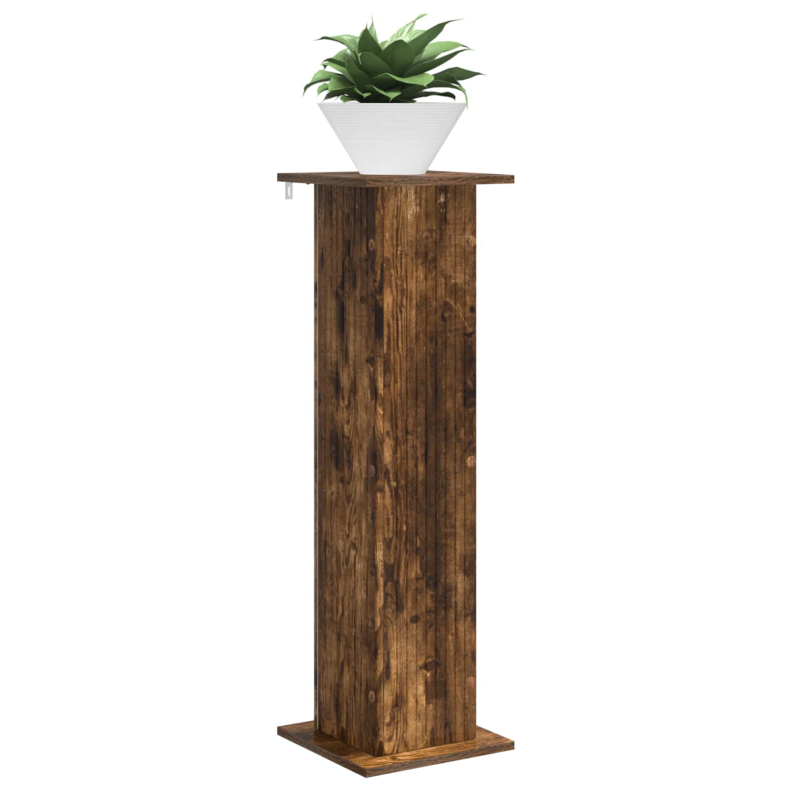 vidaXL Stojak na rośliny Dąb wędzony 30,5 x 30 x 100,5 cm