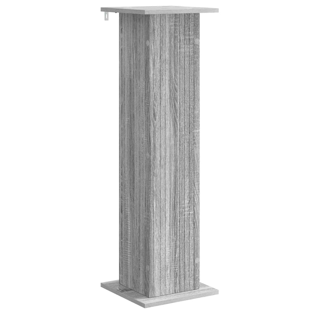vidaXL Stojak na rośliny 2 pcs Szary Sonoma 30,5 x 30 x 100,5 cm
