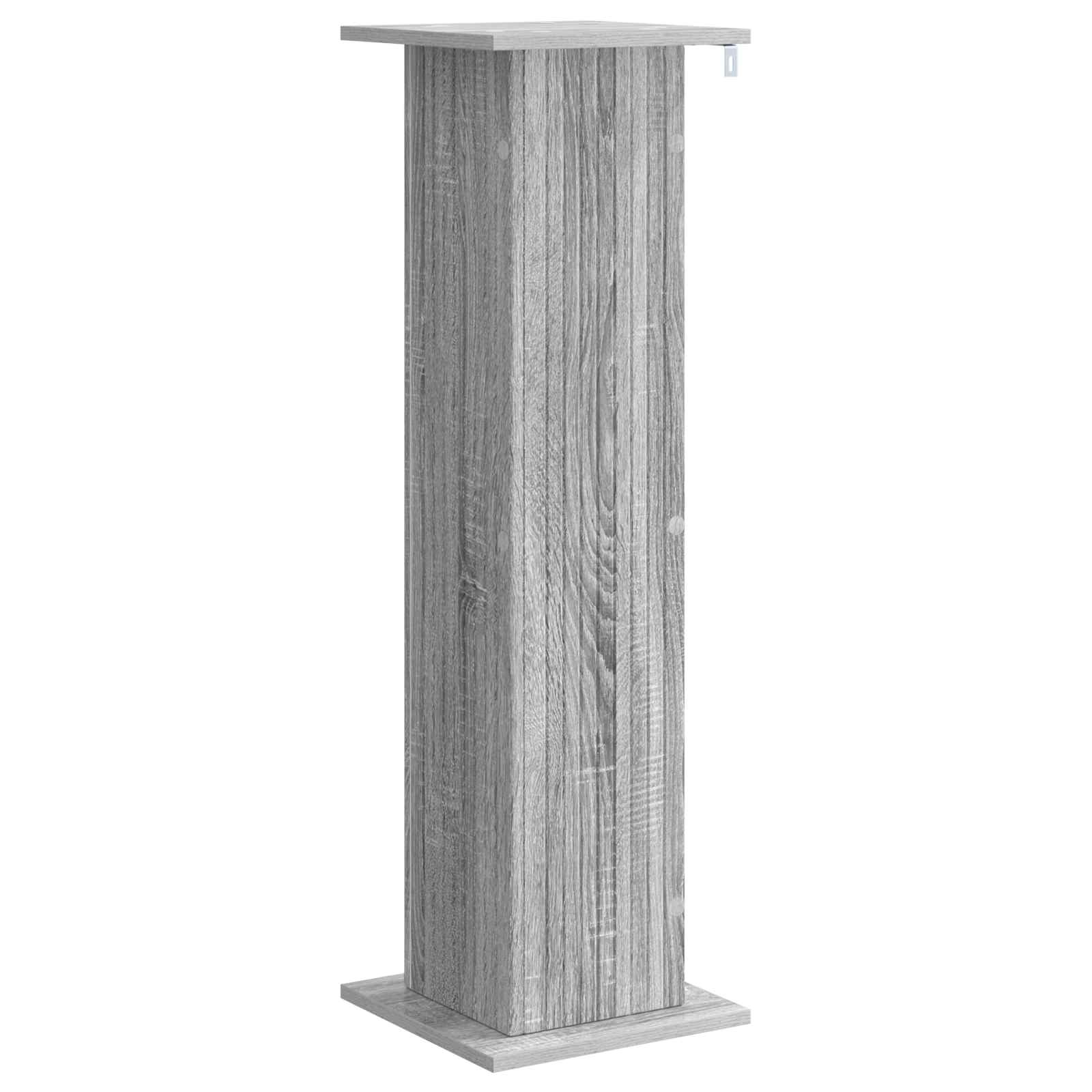 vidaXL Stojak na rośliny 2 pcs Szary Sonoma 30,5 x 30 x 100,5 cm