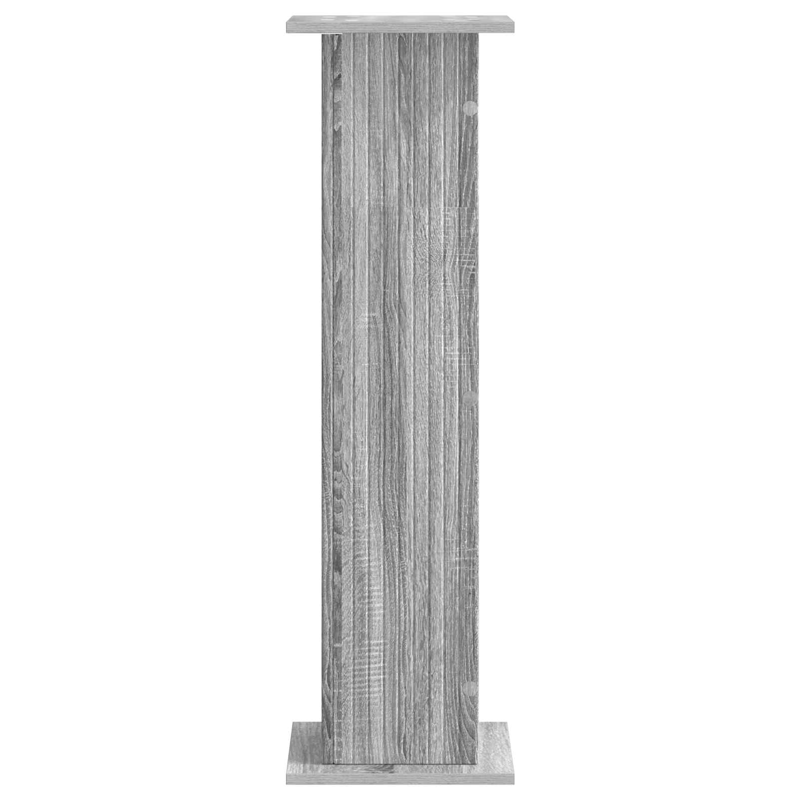 vidaXL Stojak na rośliny 2 pcs Szary Sonoma 30,5 x 30 x 100,5 cm