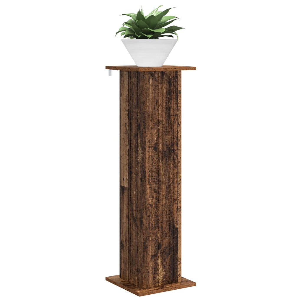 vidaXL Stojak na rośliny Stare drewno 30,5 x 30 x 100,5 cm