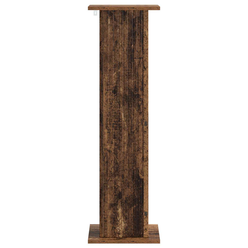 vidaXL Stojak na rośliny 2 pcs Stare drewno 30,5 x 30 x 100,5 cm