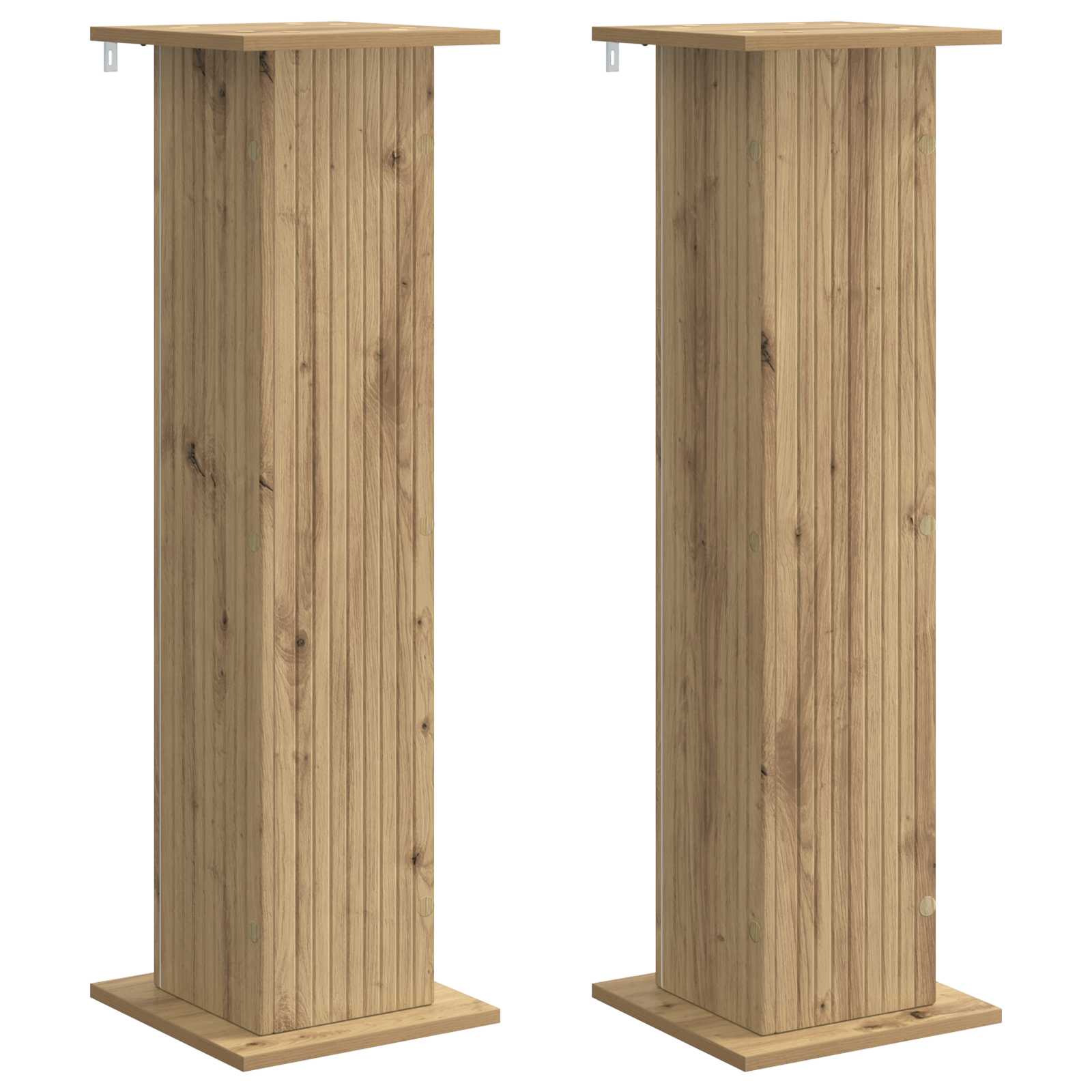 vidaXL Stojak na rośliny 2 pcs Dąb artisan 30,5 x 30 x 100,5 cm