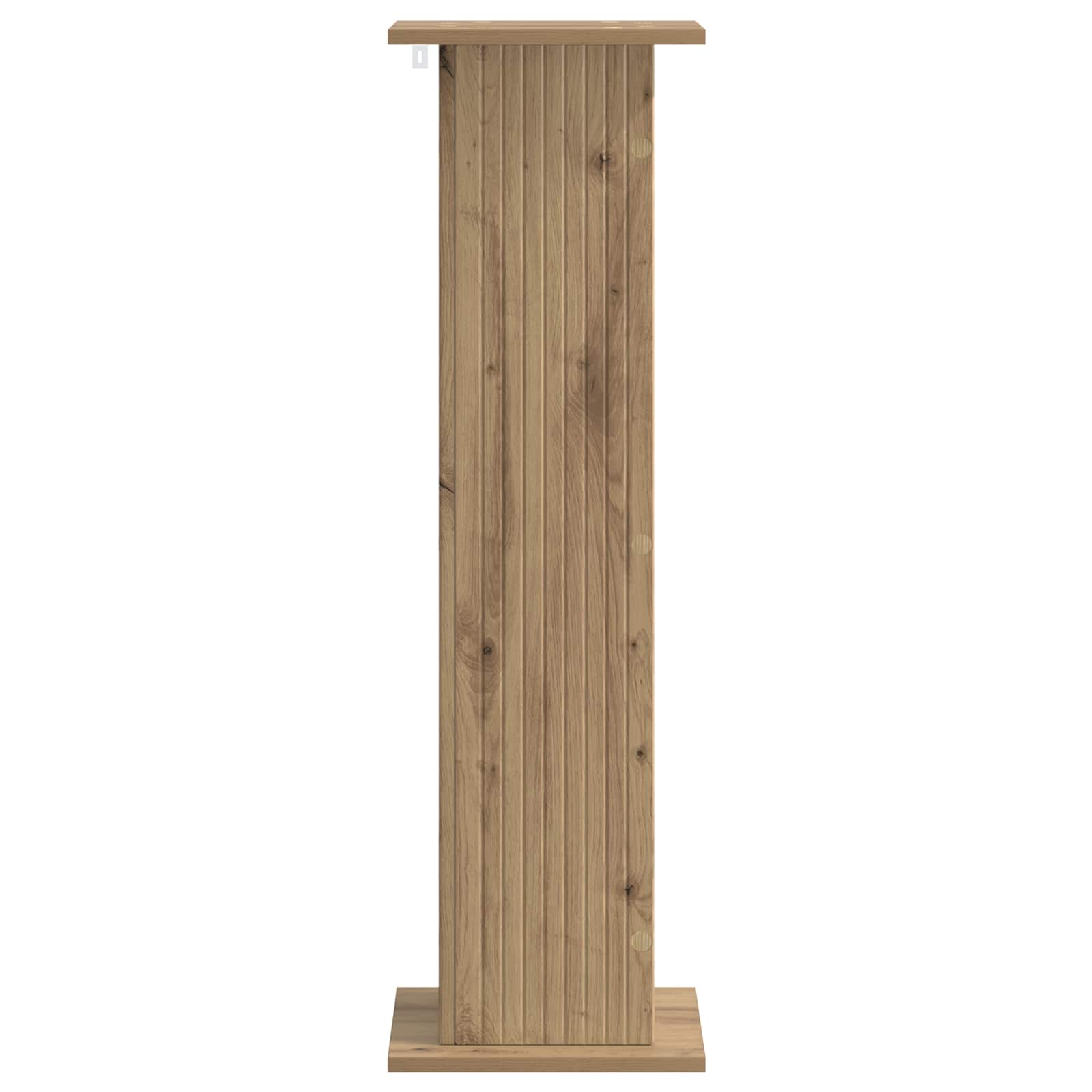 vidaXL Stojak na rośliny 2 pcs Dąb artisan 30,5 x 30 x 100,5 cm