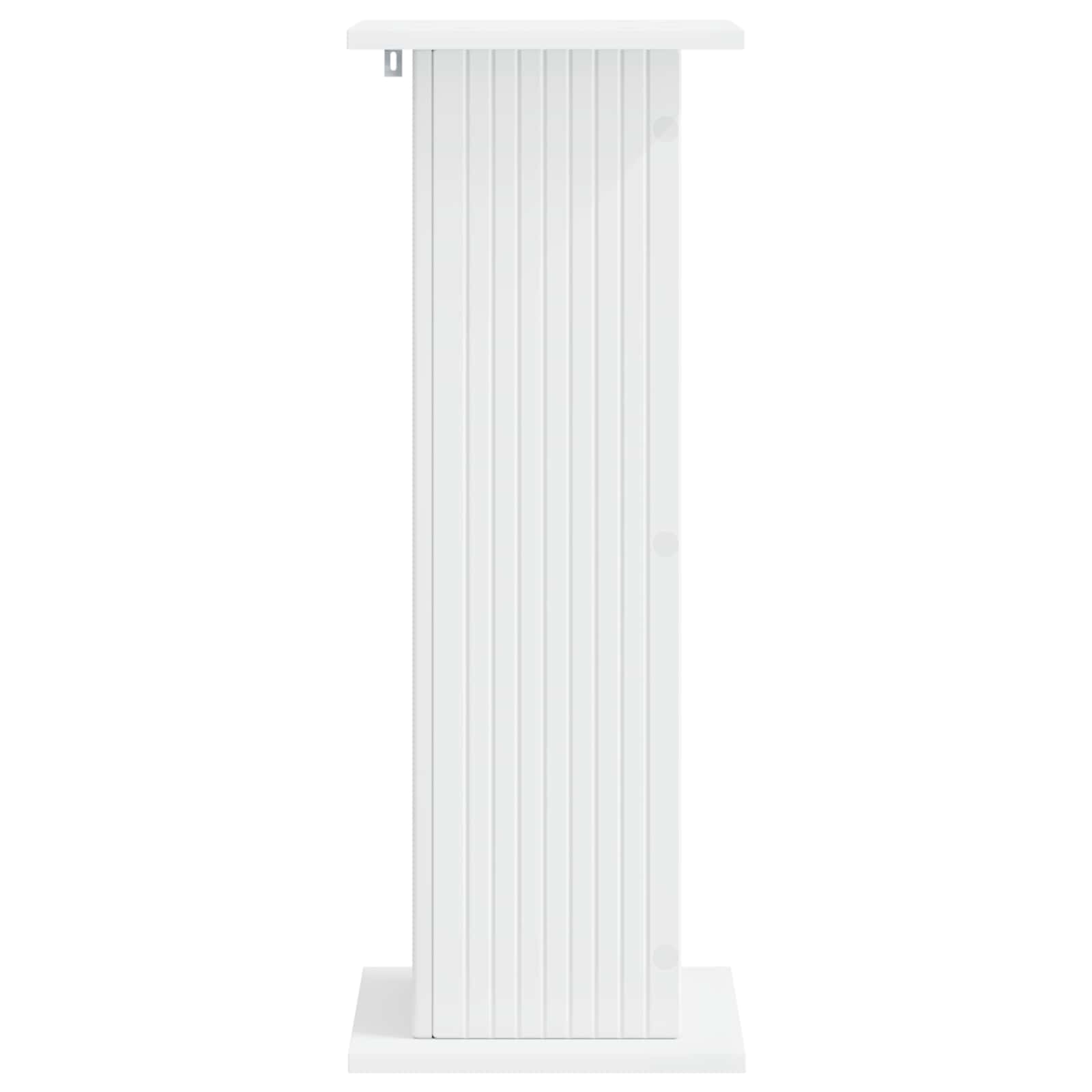 vidaXL Stojak na rośliny Biały 30,5 x 30 x 80,5 cm Drewno inżynieryjne