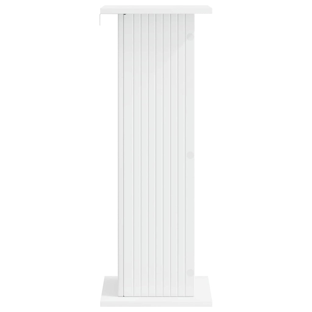 vidaXL Stojak na rośliny Biały 30,5 x 30 x 80,5 cm Drewno inżynieryjne