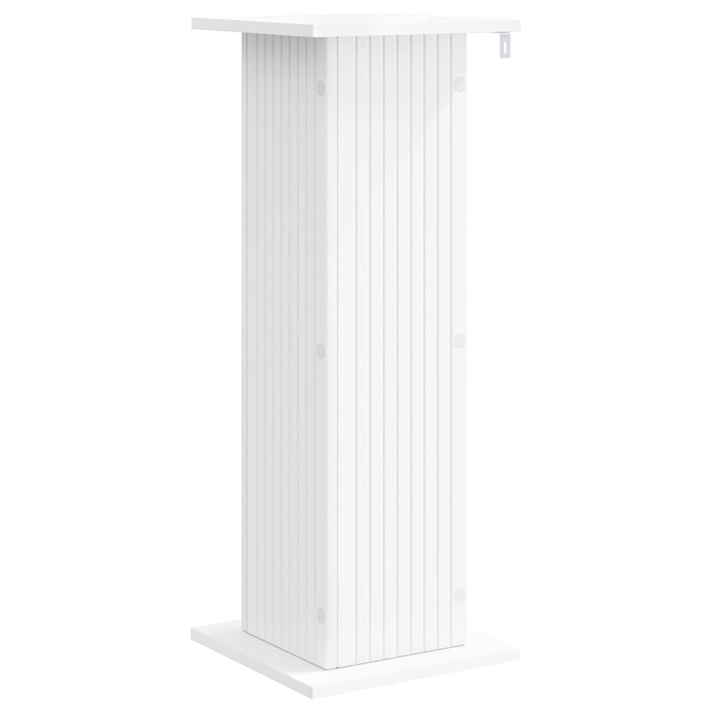 vidaXL Stojak na rośliny 2 pcs Biały 30,5 x 30 x 80,5 cm