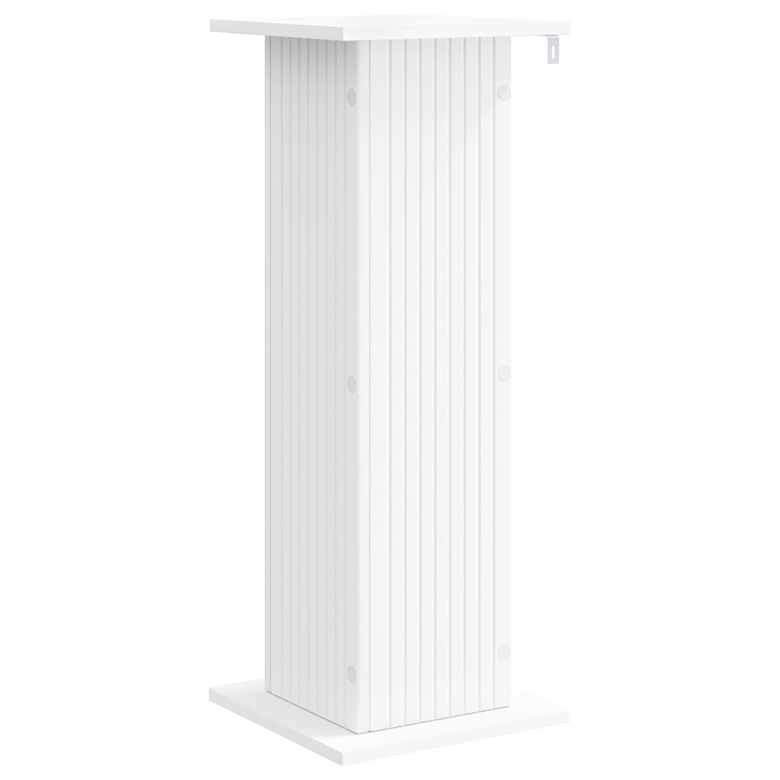 vidaXL Stojak na rośliny 2 pcs Biały 30,5 x 30 x 80,5 cm