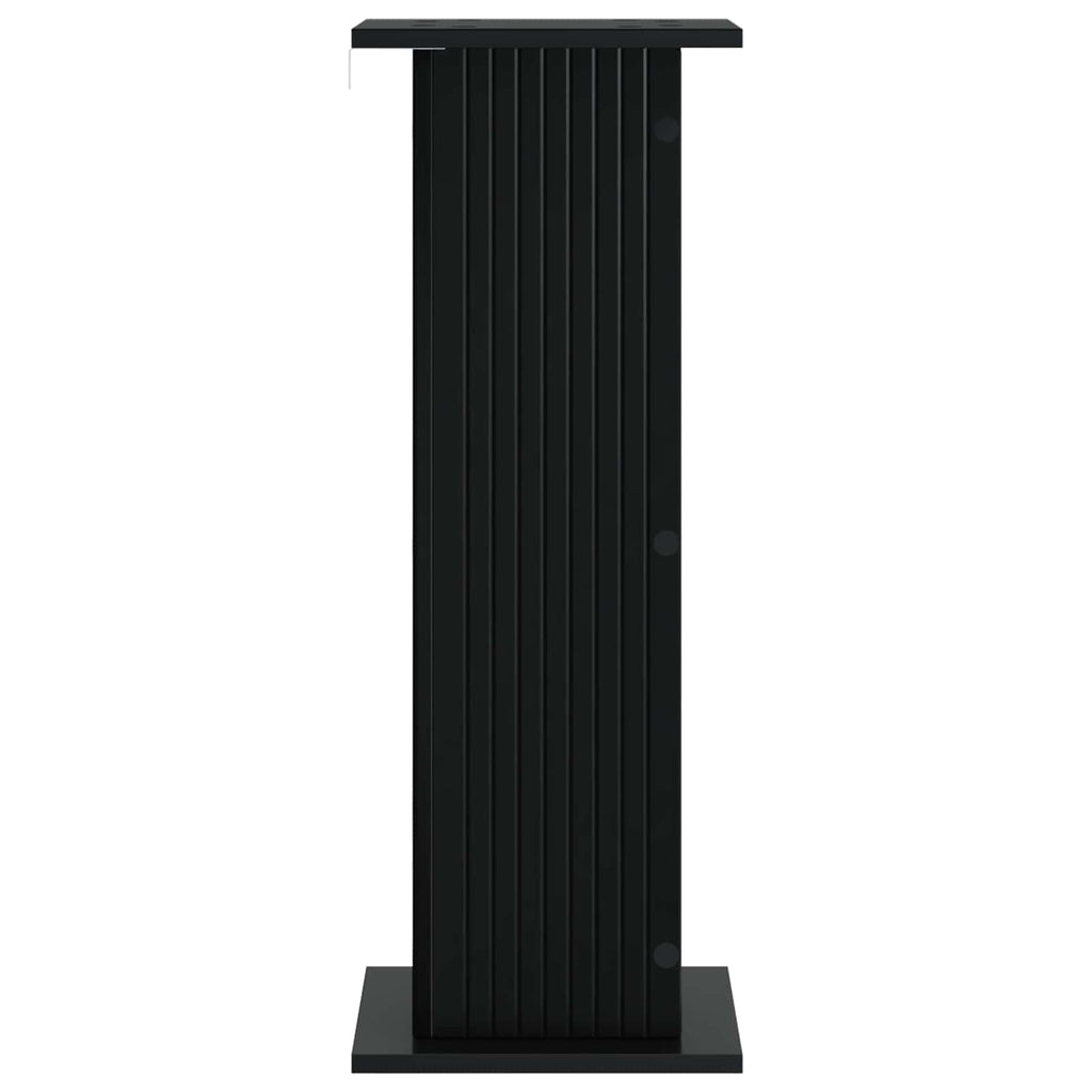 vidaXL Stojak na rośliny Czarny 30,5 x 30 x 80,5 cm