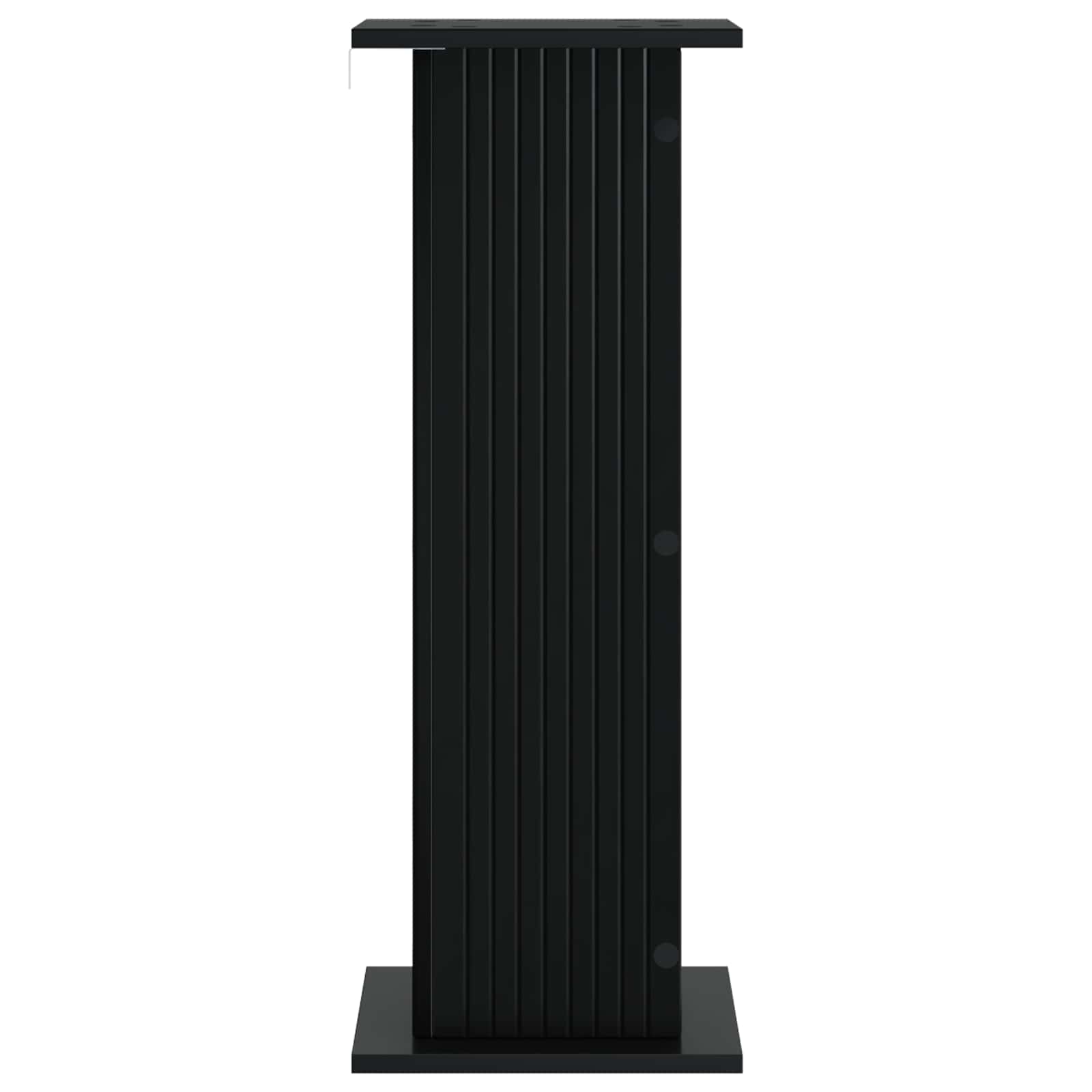 vidaXL Stojak na rośliny Czarny 30,5 x 30 x 80,5 cm