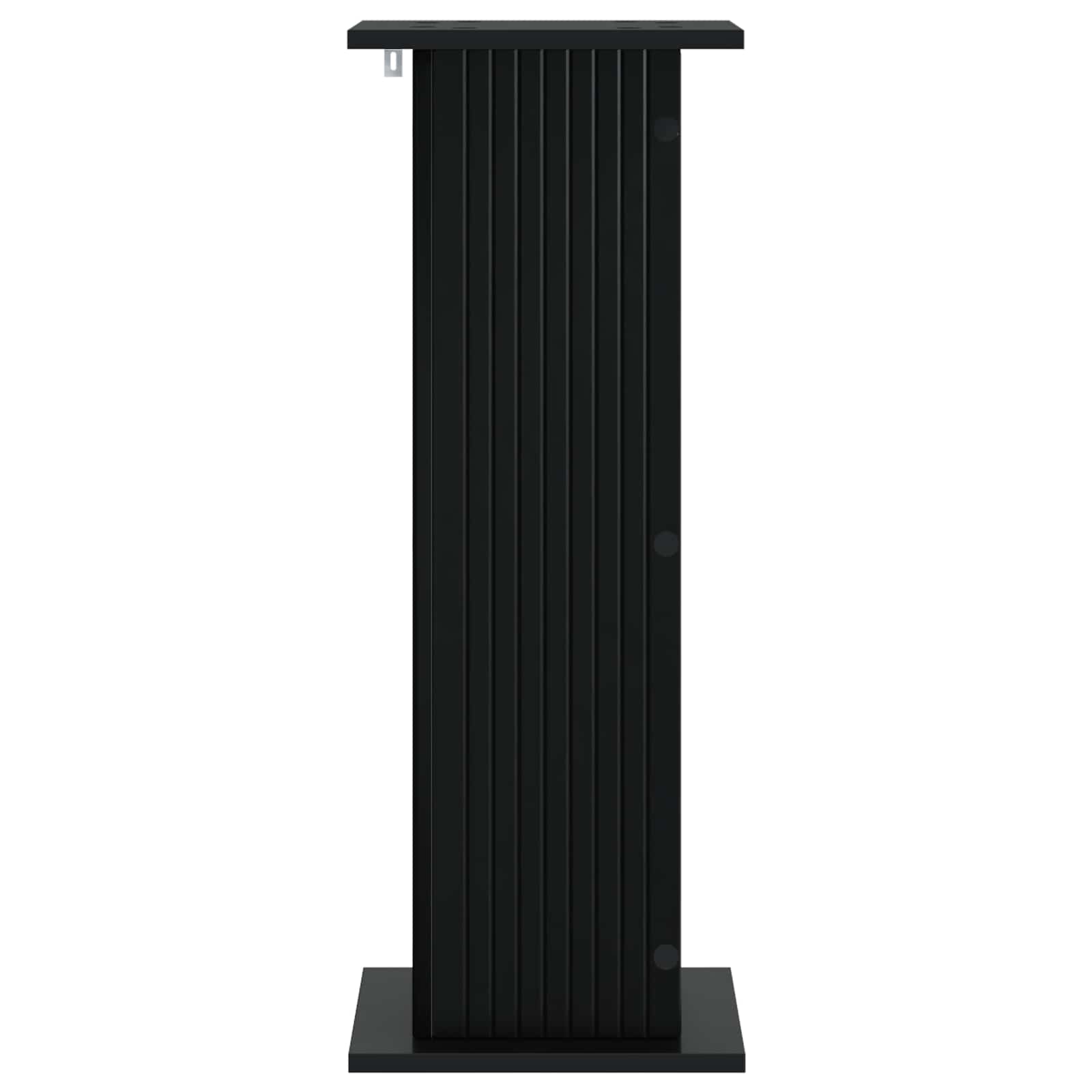 vidaXL Stojak na rośliny 2 pcs Czarny 30,5 x 30 x 80,5 cm