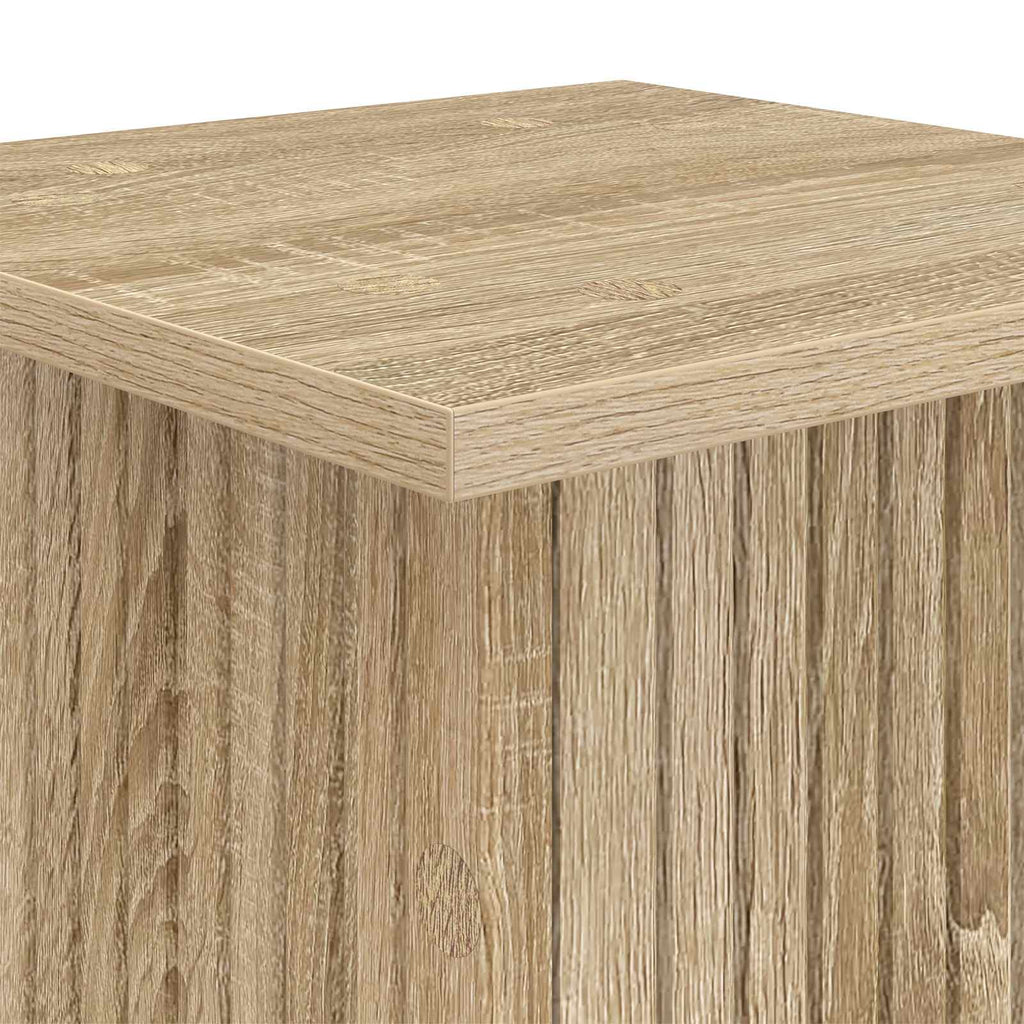 vidaXL Stojak na rośliny 2 pcs dąb Sonoma 30,5 x 30 x 80,5 cm