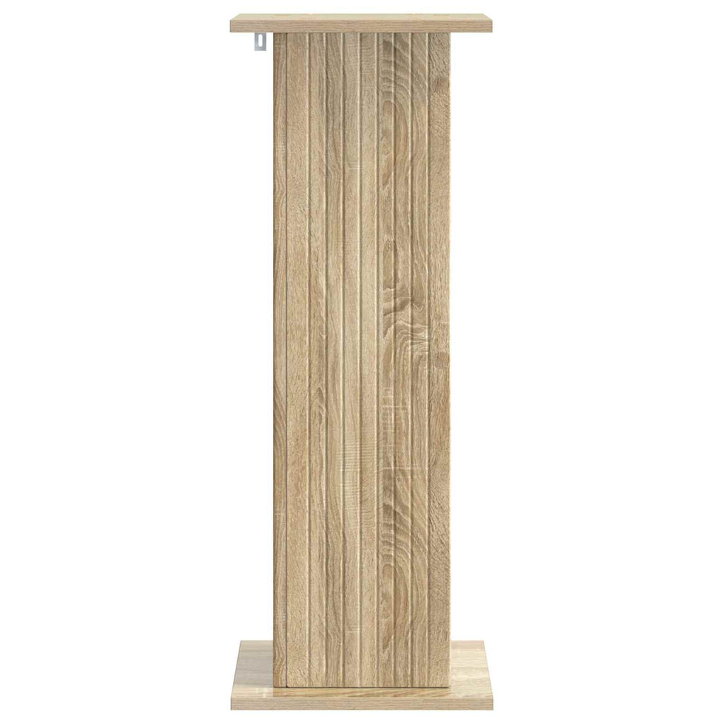 vidaXL Stojak na rośliny 2 pcs dąb Sonoma 30,5 x 30 x 80,5 cm