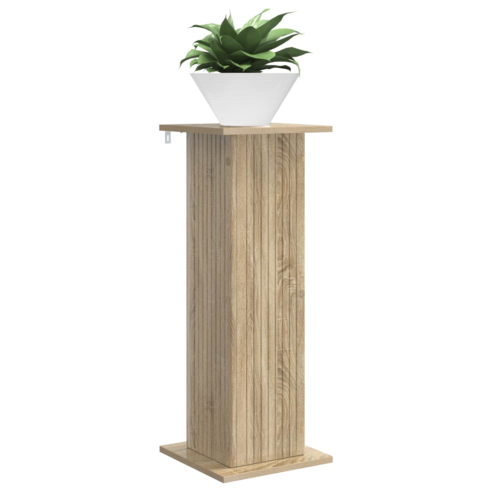 vidaXL Stojak na rośliny 2 pcs dąb Sonoma 30,5 x 30 x 80,5 cm