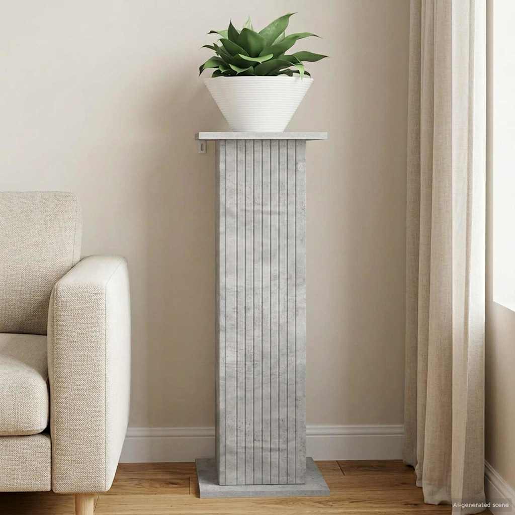vidaXL Stojak na rośliny Betonowy szary 30,5 x 30 x 80,5 cm