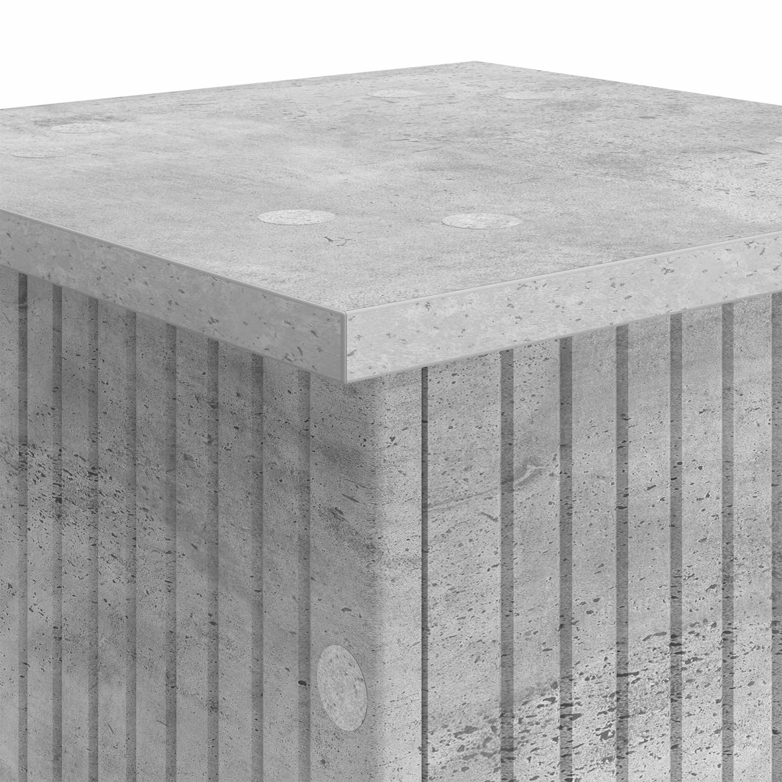vidaXL Stojak na rośliny 2 pcs Betonowy szary 30,5 x 30 x 80,5 cm