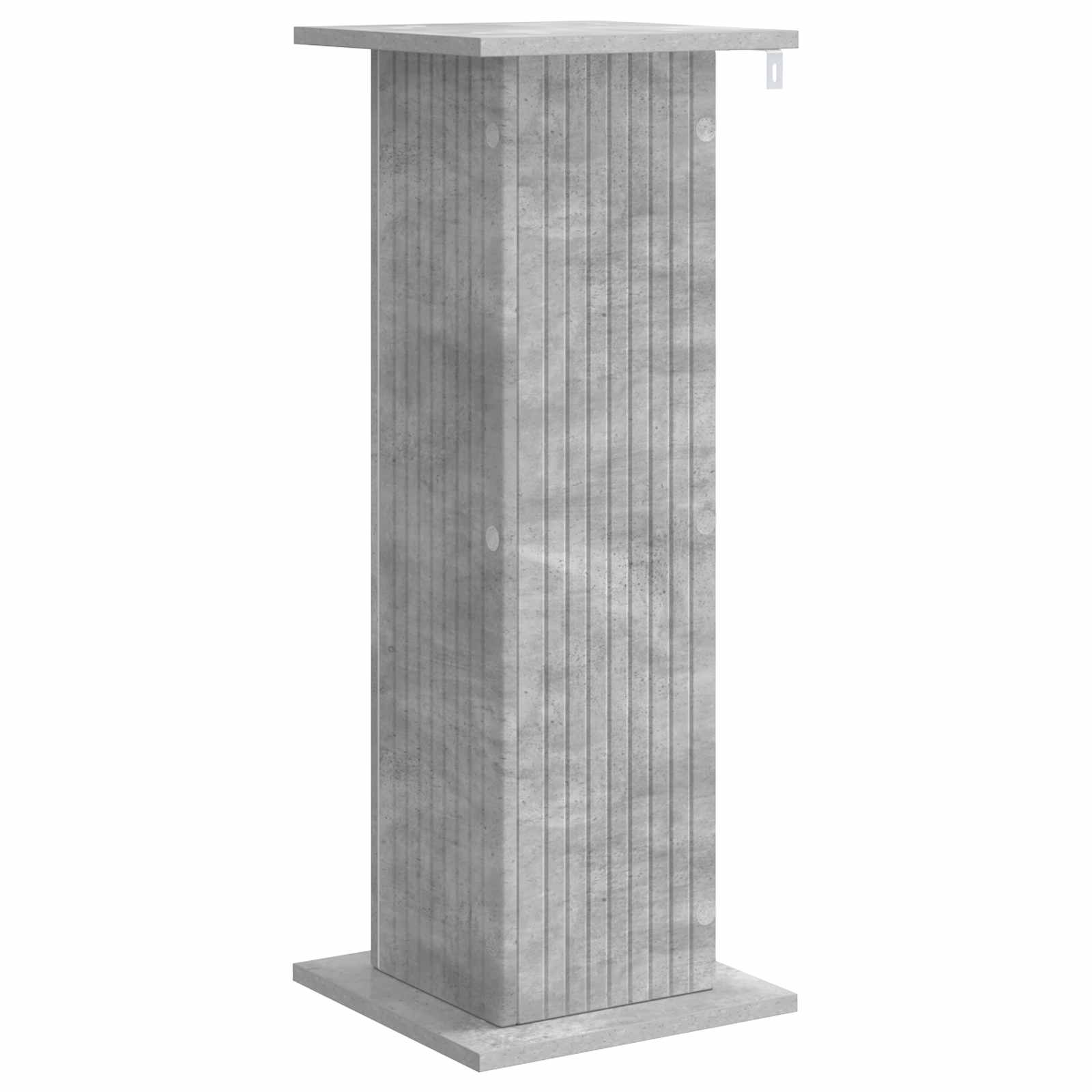 vidaXL Stojak na rośliny 2 pcs Betonowy szary 30,5 x 30 x 80,5 cm