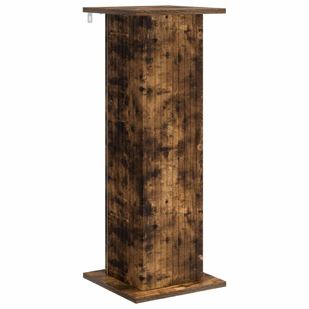 vidaXL Stojak na rośliny 2 szt. Dąb wędzony 30,5 x 30 x 80,5 cm
