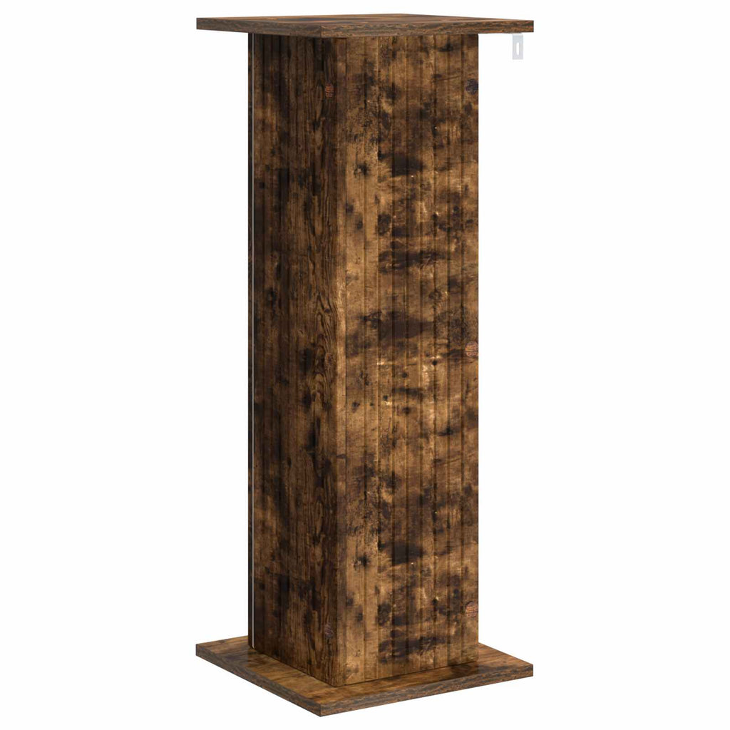 vidaXL Stojak na rośliny 2 szt. Dąb wędzony 30,5 x 30 x 80,5 cm