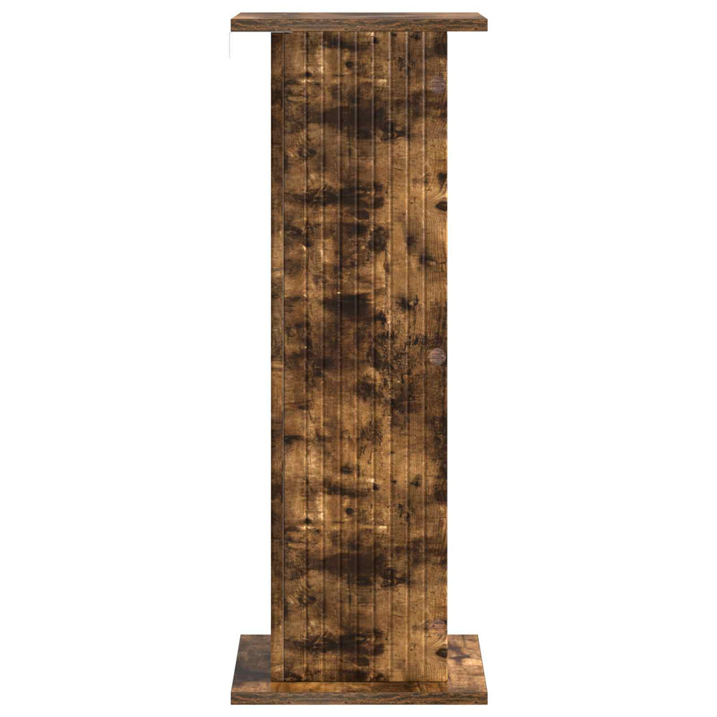 vidaXL Stojak na rośliny 2 szt. Dąb wędzony 30,5 x 30 x 80,5 cm