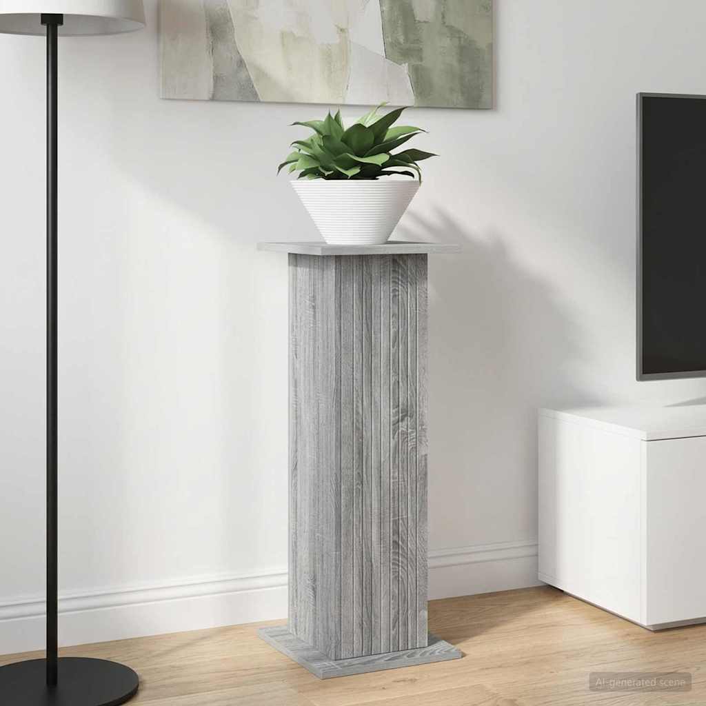vidaXL Stojak na rośliny Szary Sonoma 30,5 x 30 x 80,5 cm