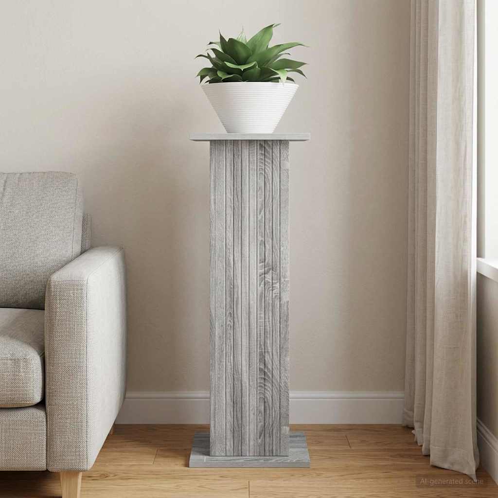 vidaXL Stojak na rośliny Szary Sonoma 30,5 x 30 x 80,5 cm