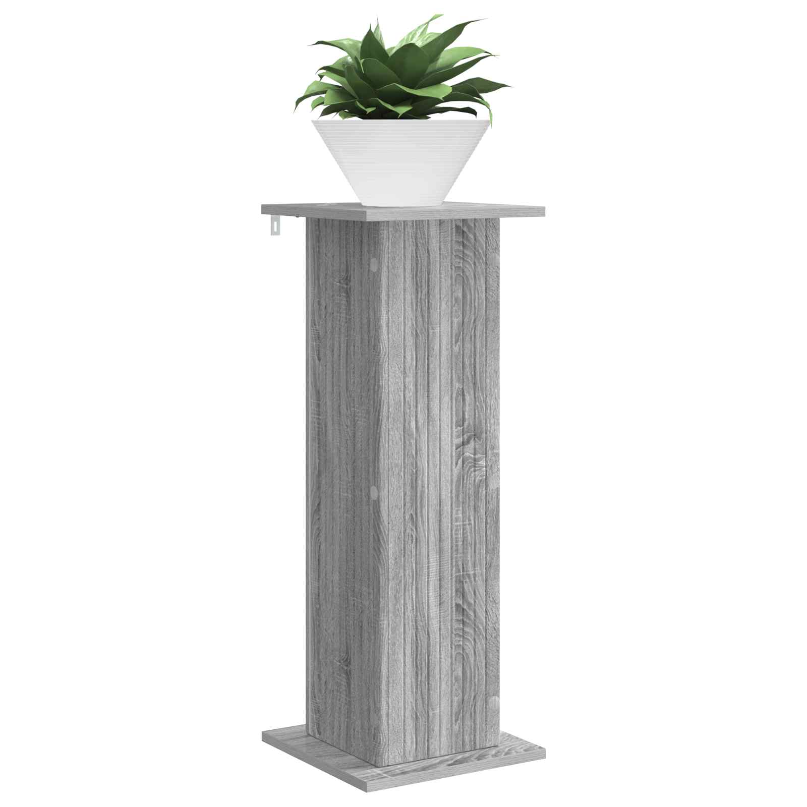 vidaXL Stojak na rośliny Szary Sonoma 30,5 x 30 x 80,5 cm