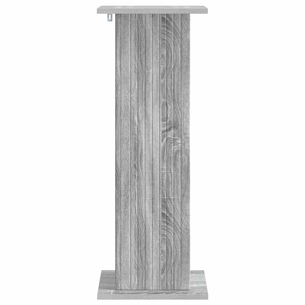 vidaXL Stojak na rośliny 2 pcs Szary Sonoma 30,5 x 30 x 80,5 cm