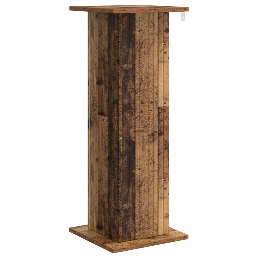 vidaXL Stojak na rośliny 2 pcs Stare drewno 30,5 x 30 x 80,5 cm