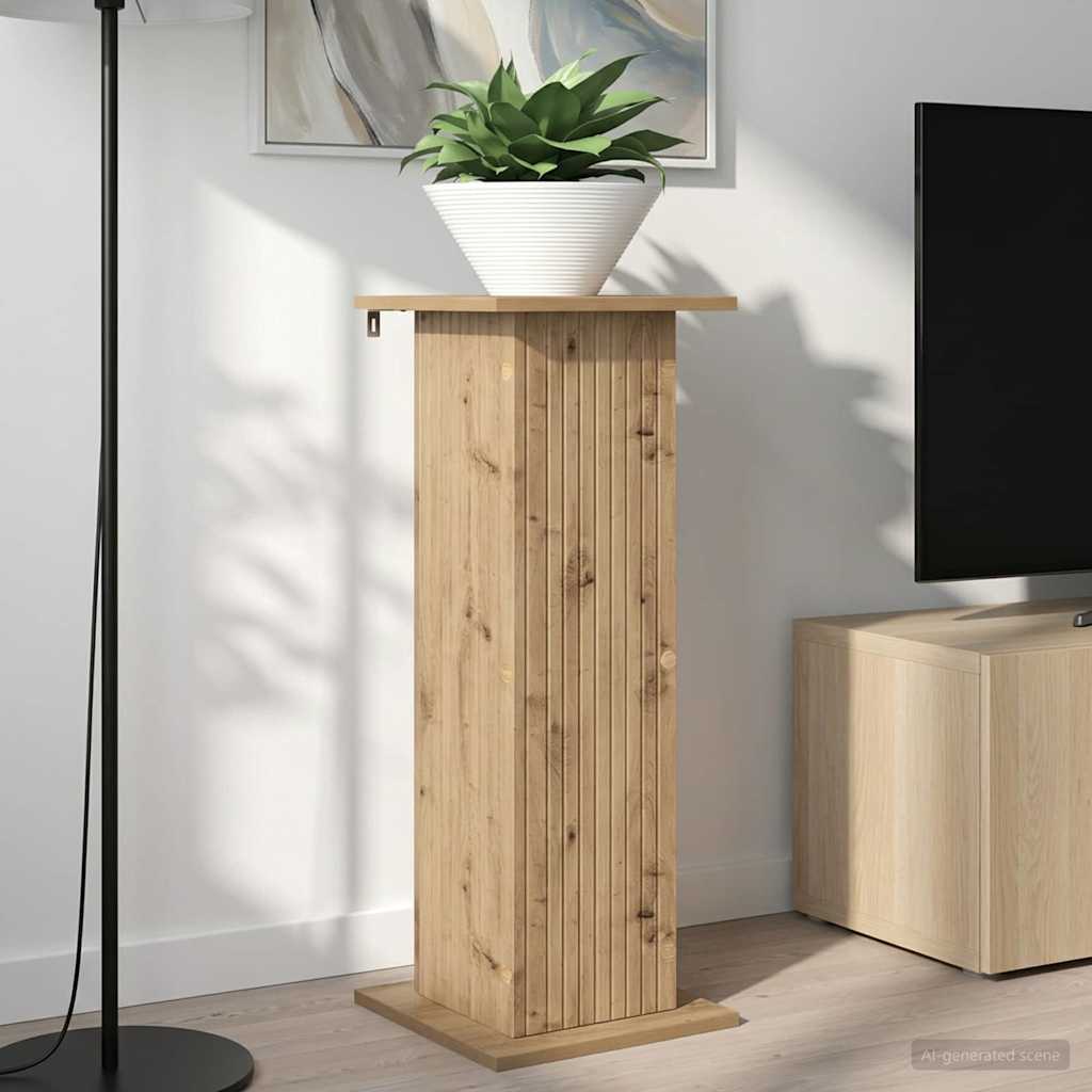 vidaXL Stojak na rośliny 2 pcs Dąb artisan 30,5 x 30 x 80,5 cm