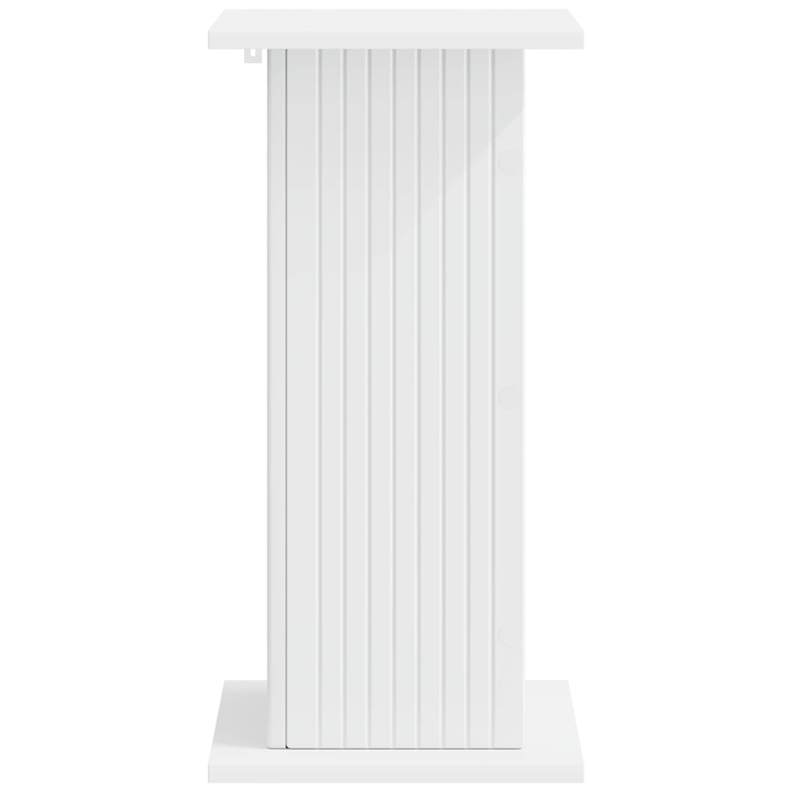 vidaXL Stojak na rośliny Biały 30,5 x 30 x 60,5 cm Drewno inżynieryjne