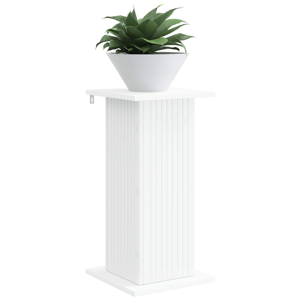 vidaXL Stojak na rośliny Biały 30,5 x 30 x 60,5 cm Drewno inżynieryjne