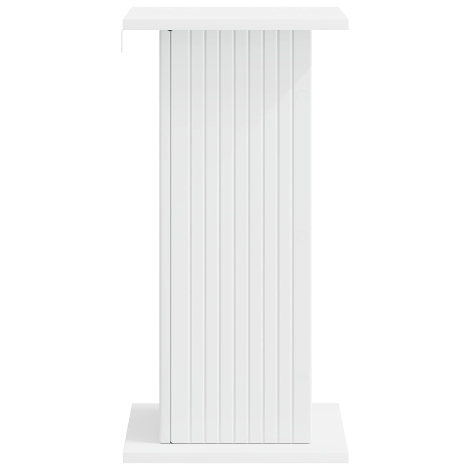 vidaXL Stojak na rośliny Biały 30,5 x 30 x 60,5 cm Drewno inżynieryjne