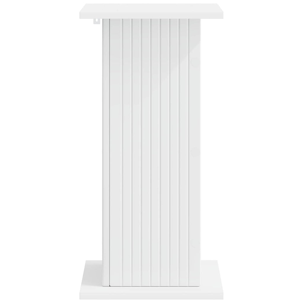 vidaXL Stojak na rośliny 2 pcs Biały 30,5 x 30 x 60,5 cm