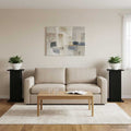 vidaXL Stojak na rośliny 2 pcs Czarny 30,5 x 30 x 60,5 cm
