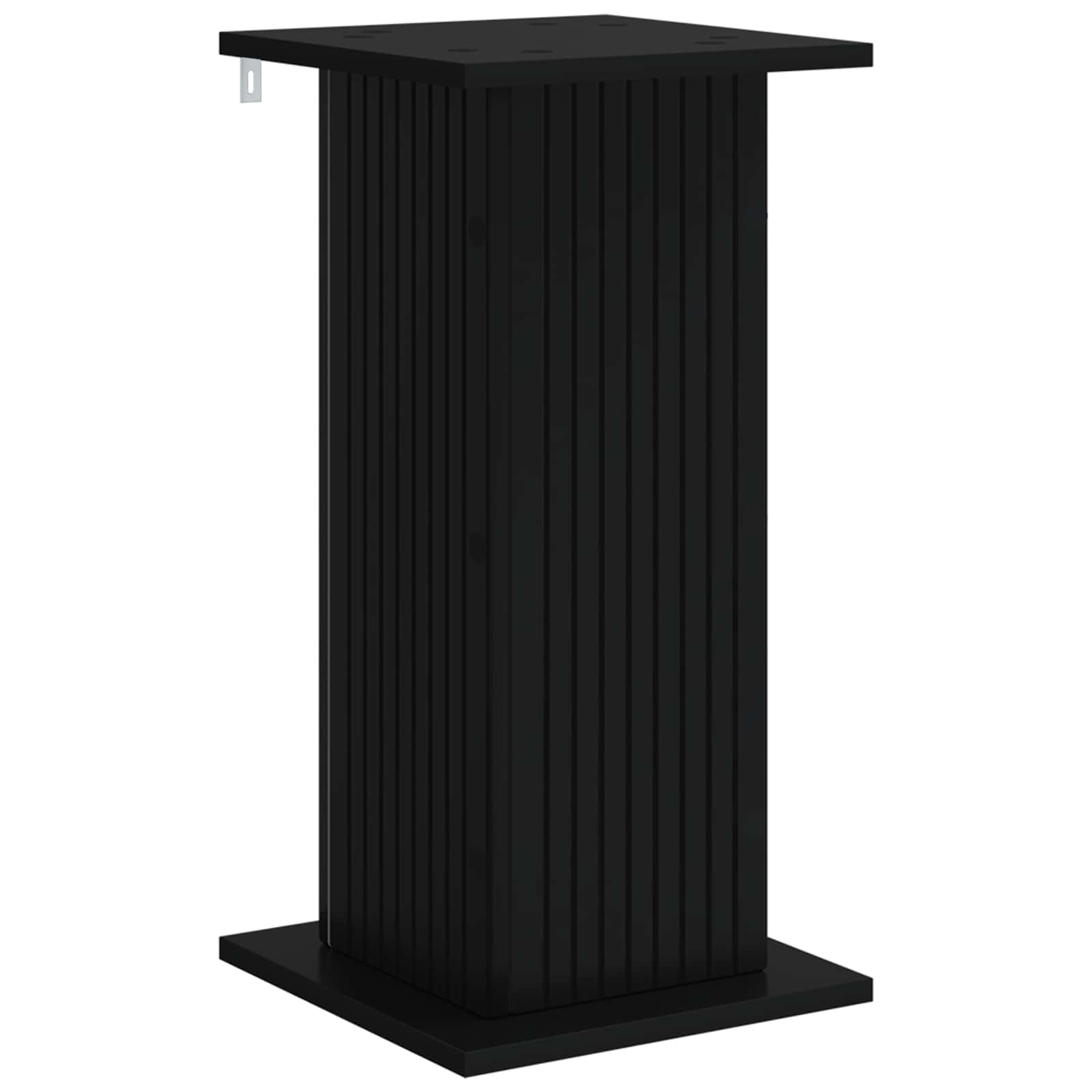 vidaXL Stojak na rośliny 2 pcs Czarny 30,5 x 30 x 60,5 cm