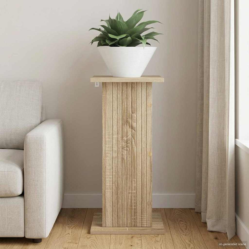 vidaXL Stojak na rośliny dąb Sonoma 30,5 x 30 x 60,5 cm