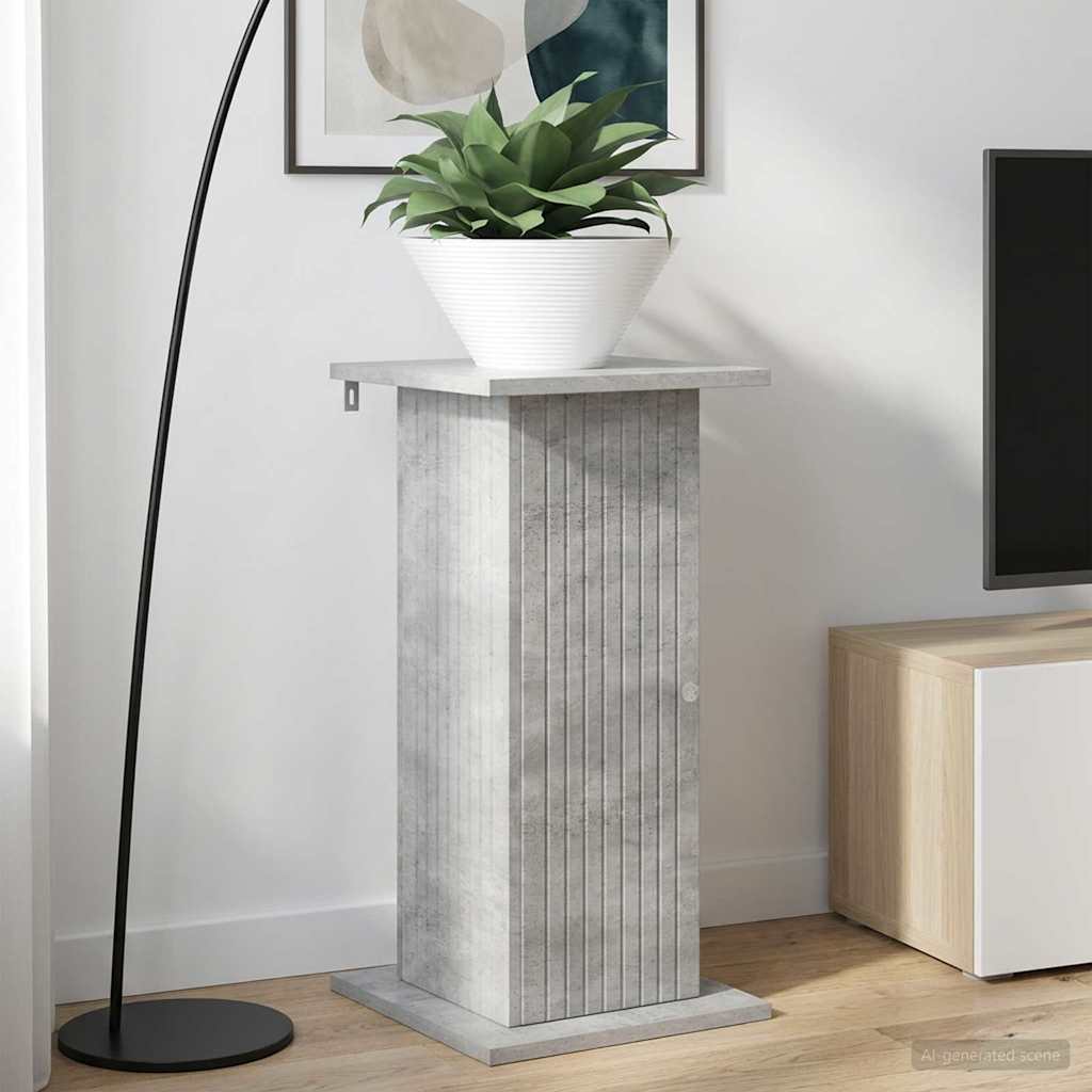 vidaXL Stojak na rośliny Betonowy szary 30,5 x 30 x 60,5 cm
