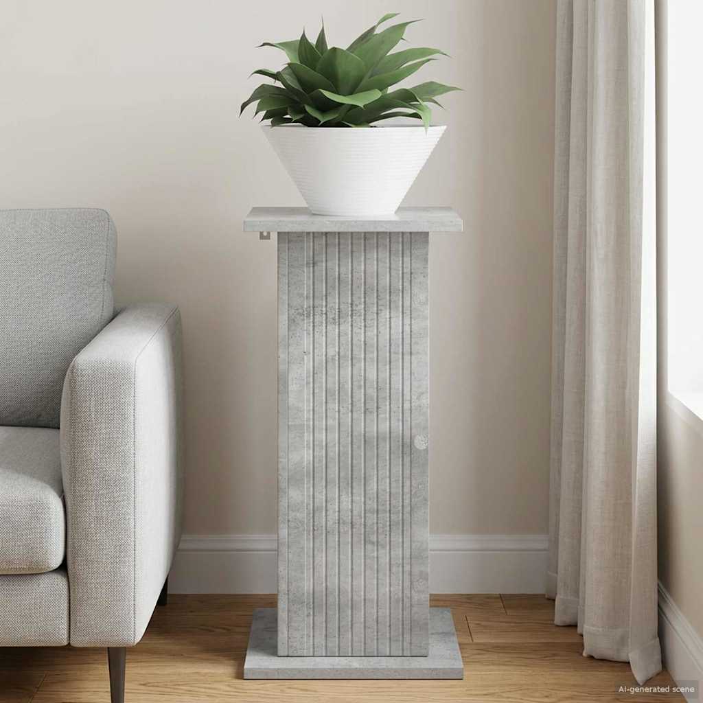 vidaXL Stojak na rośliny Betonowy szary 30,5 x 30 x 60,5 cm
